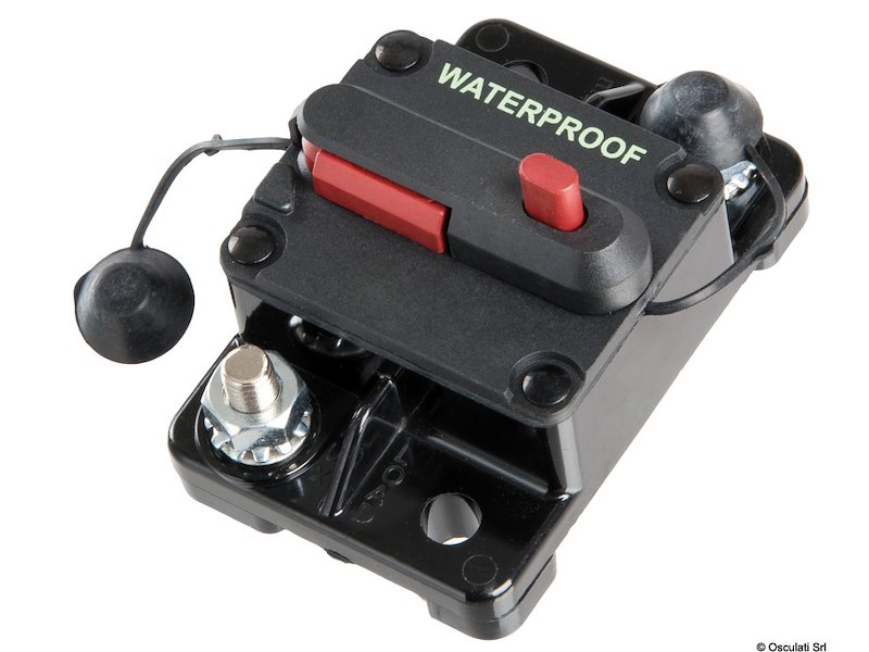 Interruttore magnetotermico stagno di protezione per verricello ed elica di prua