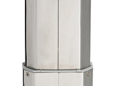 Gamba telescopica in acciaio inox per tavolo  