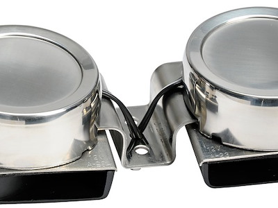 Tromba inox doppia compatta 