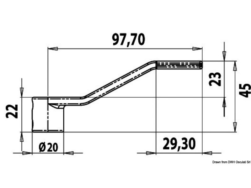 Camma/leva di ricambio per alzapagliolo