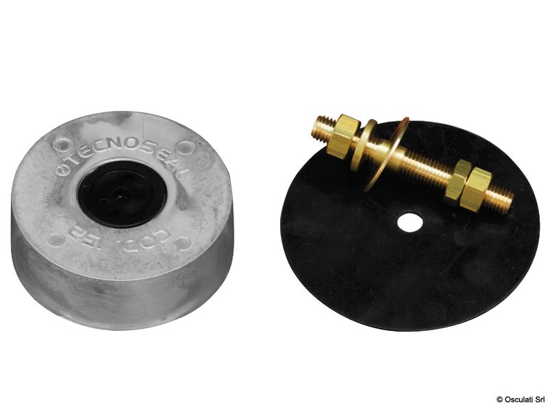 Anodo con fissaggio a scomparsa