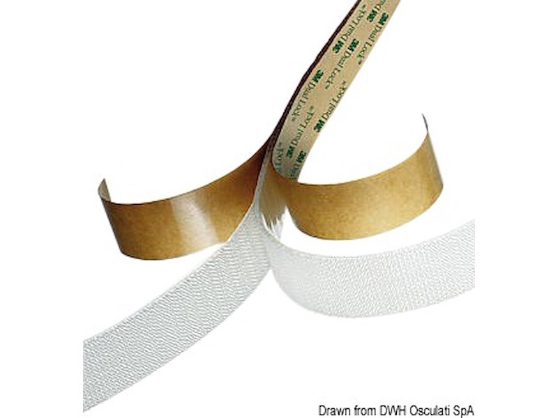 Dual Lock trasparente 25 mm x 46 m 