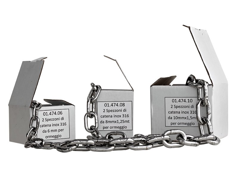 Spezzone catena inox AISI 316