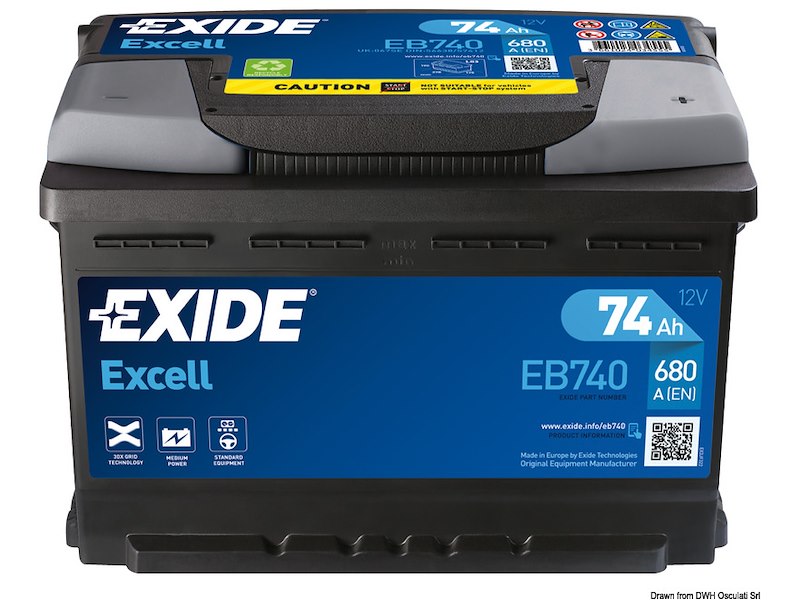 Batterie EXIDE Excell per avviamento