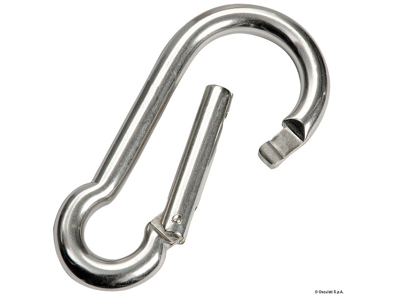 Moschettone in acciaio inox AISI 316
