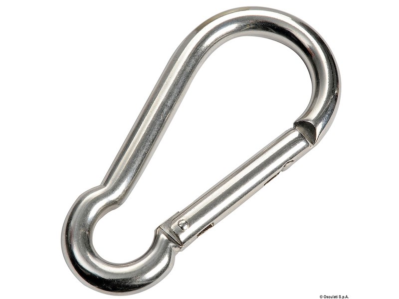 Moschettone in acciaio inox AISI 316