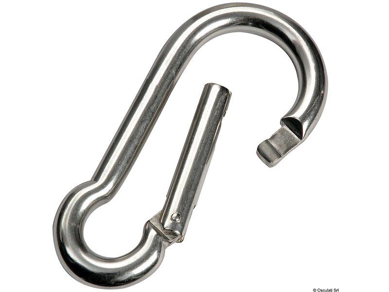 Moschettone in acciaio inox AISI 316