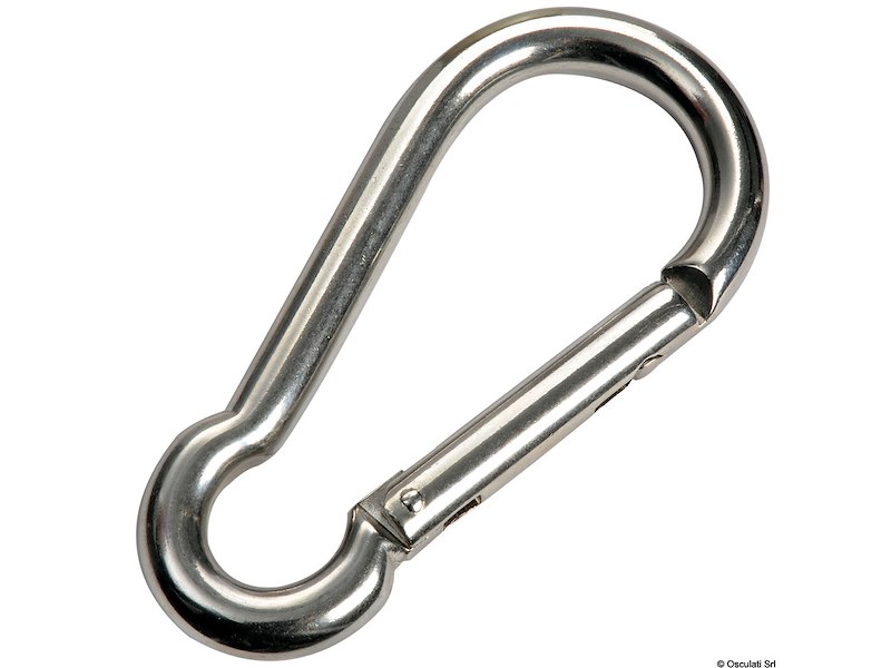 Moschettone in acciaio inox AISI 316