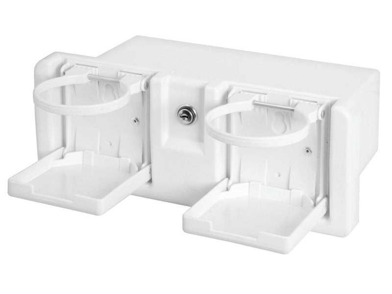 Vano portaoggetti con portabicchieri 