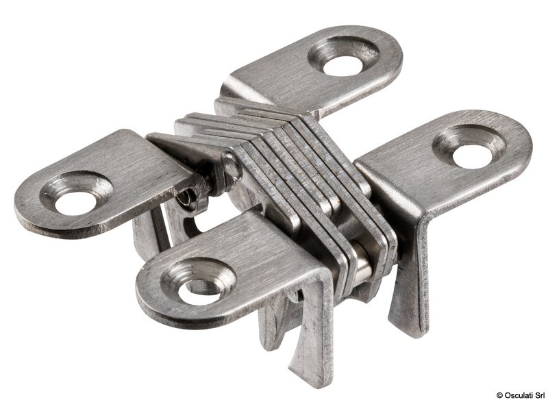 Cerniera a scomparsa per porte e sportelli AISI 304