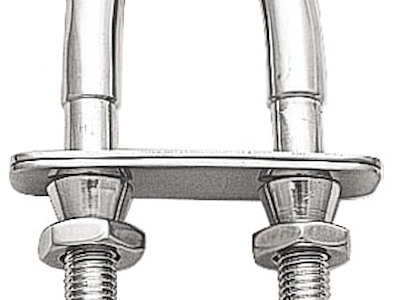 Cavallotto ad U con dado di sicurezza autogrippante
