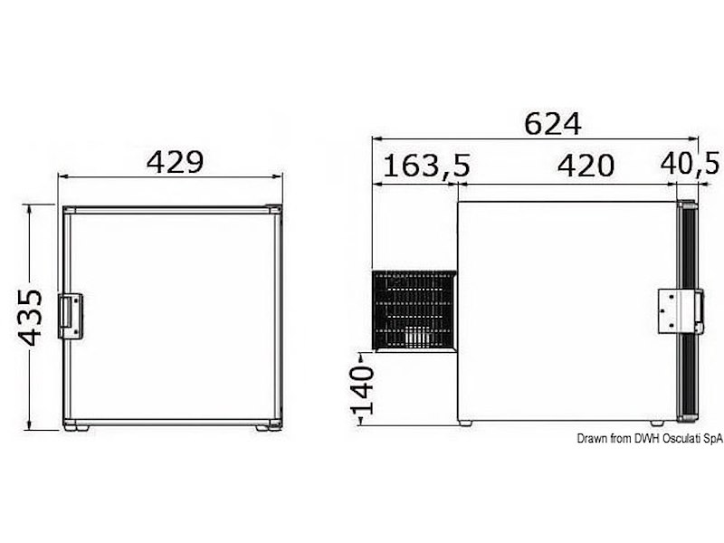 Frigo Isotherm 40 Cubic 12/24 V 