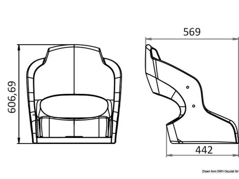 Sedile Attwood Aergo 