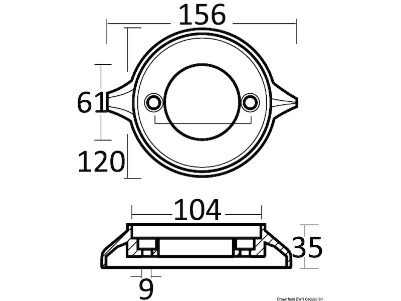 Anodo a collare piede AQ200/290