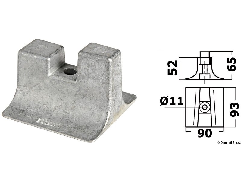 Anodo piede Yamaha 300/450 HP