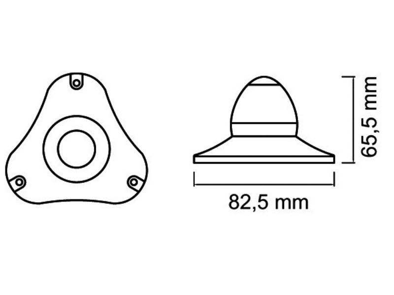 Fanale di fonda Sphera II a LED a 360° < 20 m