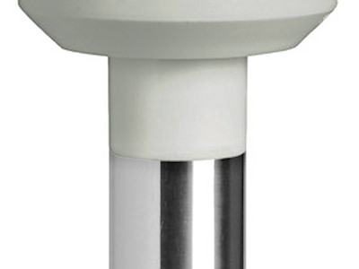 Fanale di fonda con asta telescopica inclinata con occhielli portabandiera