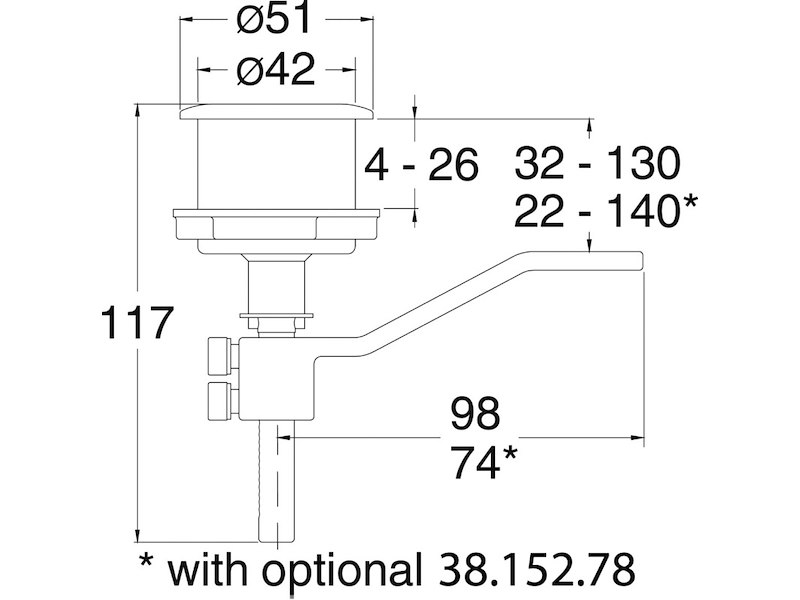 Alzapagliolo per maniglia winch