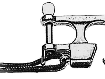 Moschettone per sci nautico, conforme norme Ri.Na con dichiarazione 165/06/DIP del 18/04/1988