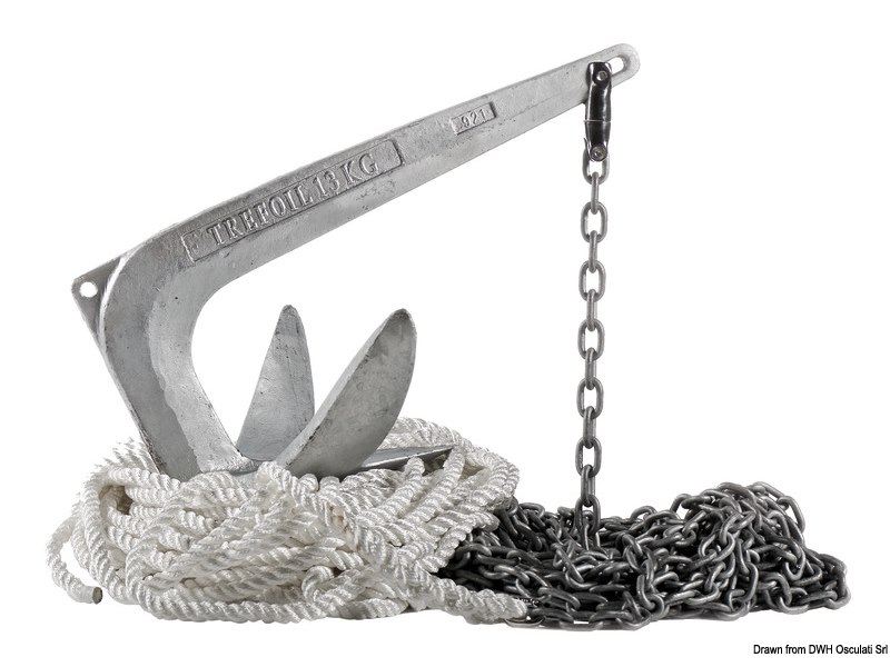 Package ancoraggio: cima, catena, giunto ed ancora