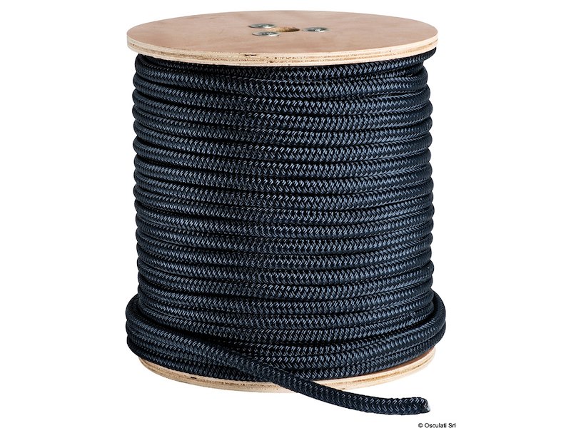 Doppia treccia, 16 fusi da Ø mm 5 a 16, 24 fusi da Ø mm 18 a 24, in morbido poliestere ad alta tenacità