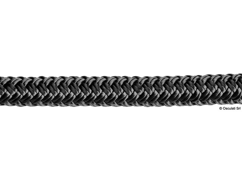 Doppia treccia, 16 fusi da Ø mm 5 a 16, 24 fusi da Ø mm 18 a 24, in morbido poliestere ad alta tenacità