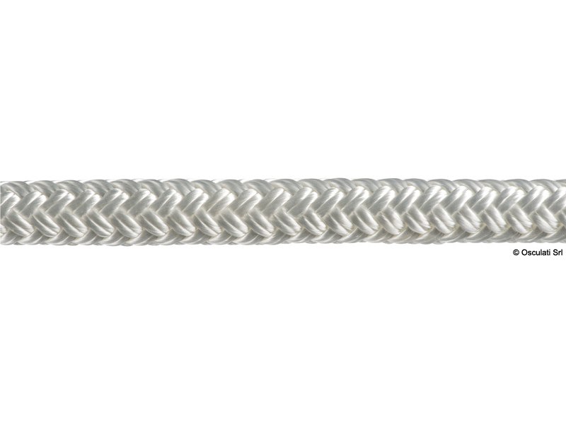 Doppia treccia, 16 fusi da Ø mm 5 a 16, 24 fusi da Ø mm 18 a 24, in morbido poliestere ad alta tenacità