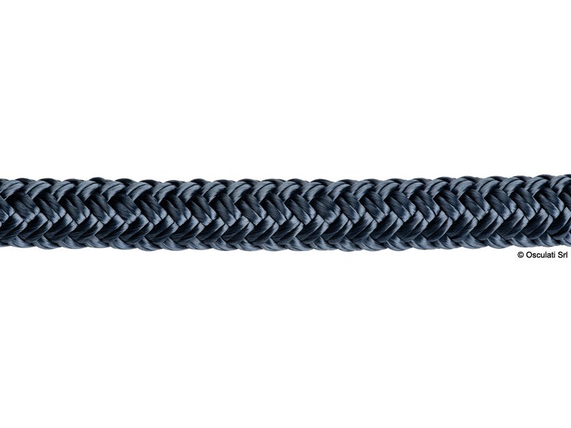 Doppia treccia, 16 fusi da Ø mm 5 a 16, 24 fusi da Ø mm 18 a 24, in morbido poliestere ad alta tenacità