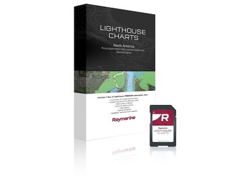 CARTOGRAFIA RAYMARINE LIGHTHOUSE CHARTS
