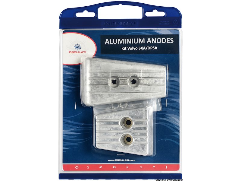 Kit anodi per motori Volvo, intercambiabili con gli originali