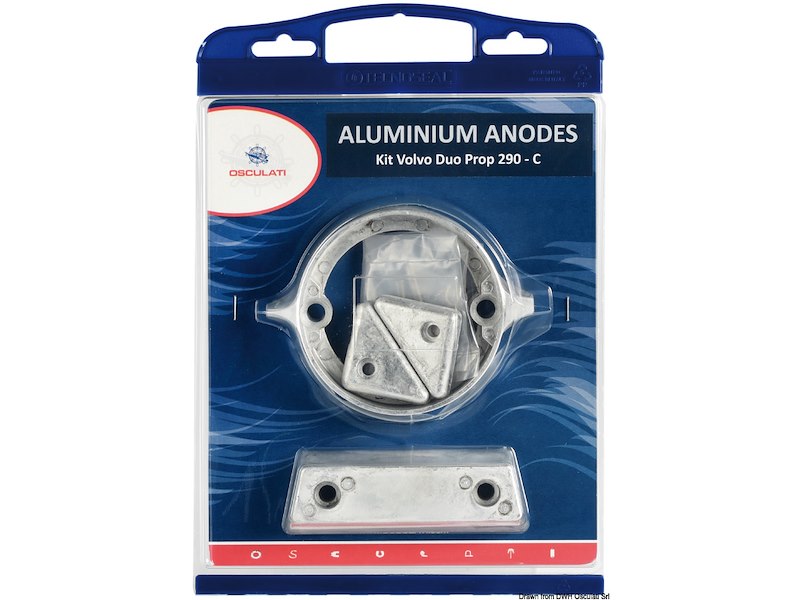 Kit anodi per motori Volvo, intercambiabili con gli originali