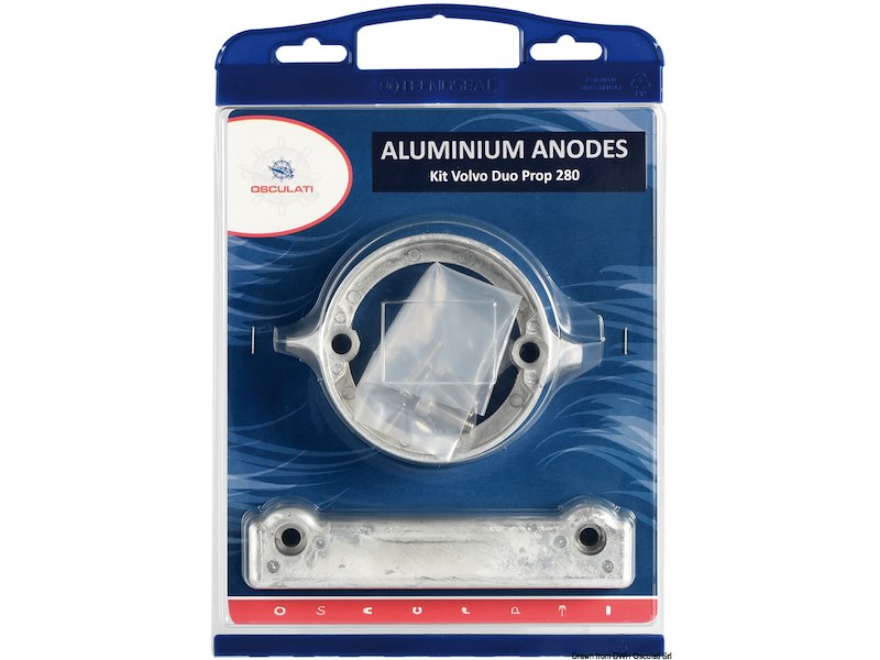 Kit anodi per motori Volvo, intercambiabili con gli originali