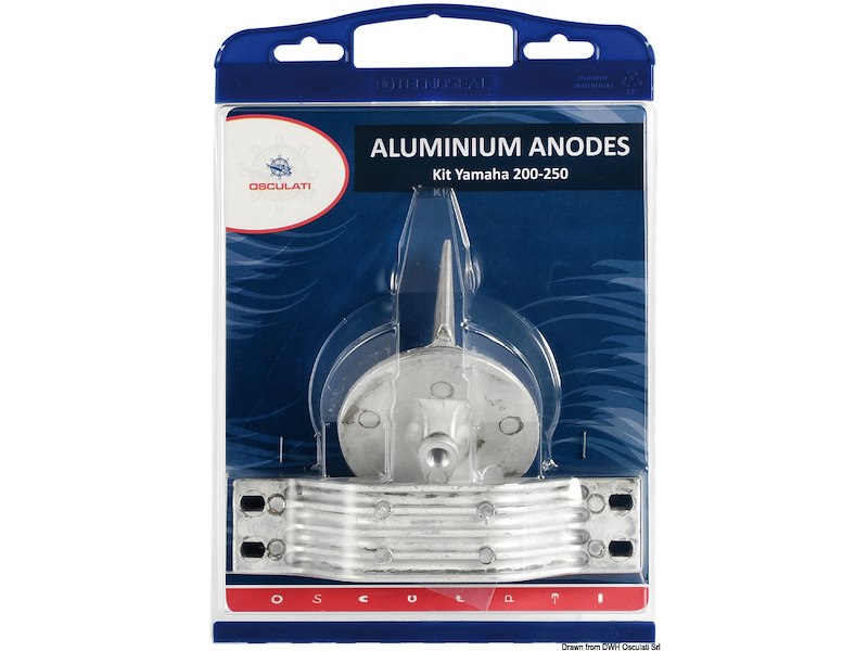 Kit anodi fuoribordo per Yamaha