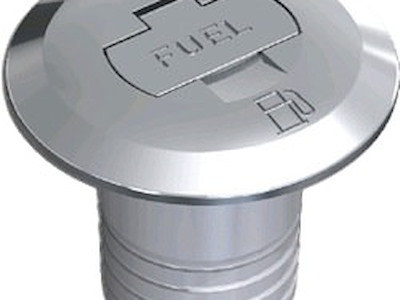 Tappo in ottone cromato con chiave