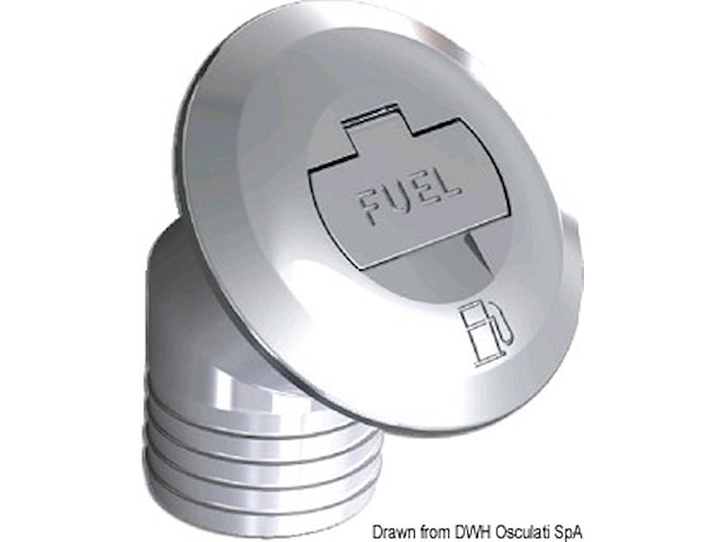 Tappo in ottone cromato con chiave