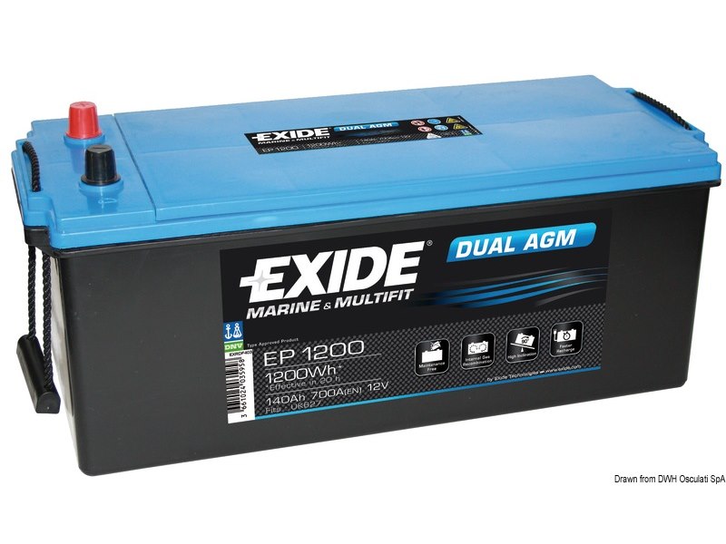 Batterie EXIDE Agm per servizi ed avviamento