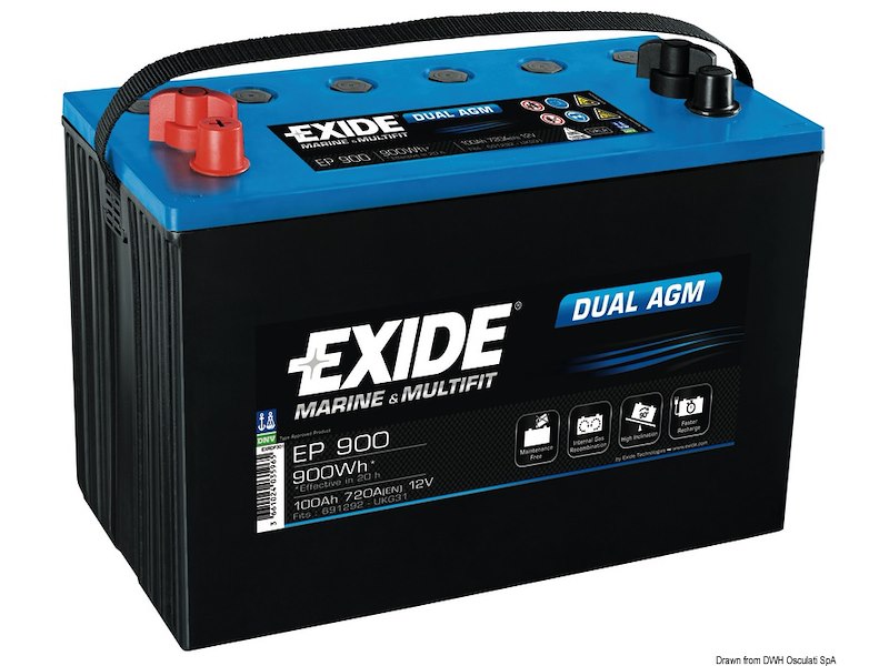 Batterie EXIDE Agm per servizi ed avviamento