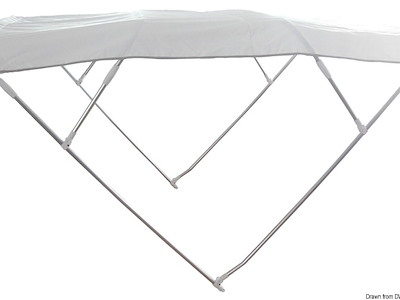 Capottina parasole BIMINI DEPTH 4 archi