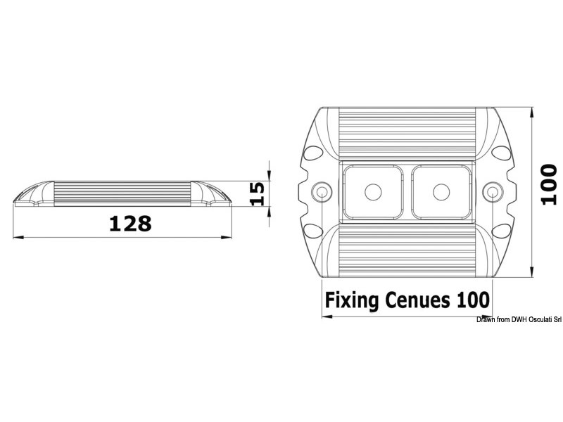 Plafoniera tecnica LED LABCRAFT Microlux