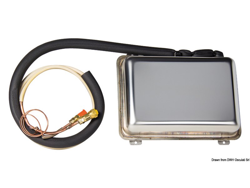 Evaporatore con giunti rapidi e termostato da collegare a 50.932.00/02