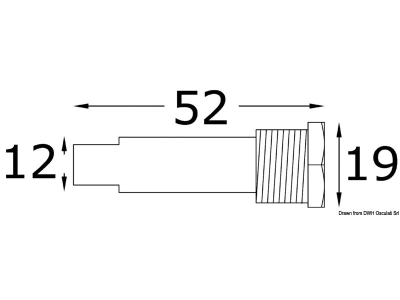 Tappo zinco entro/fuori bordo Yamaha 