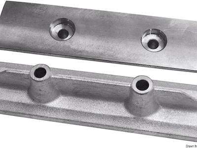 Anodo zinco barra entrobordo Yamaha 