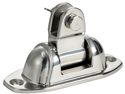 Attacco capottina inox snodato a 180° 