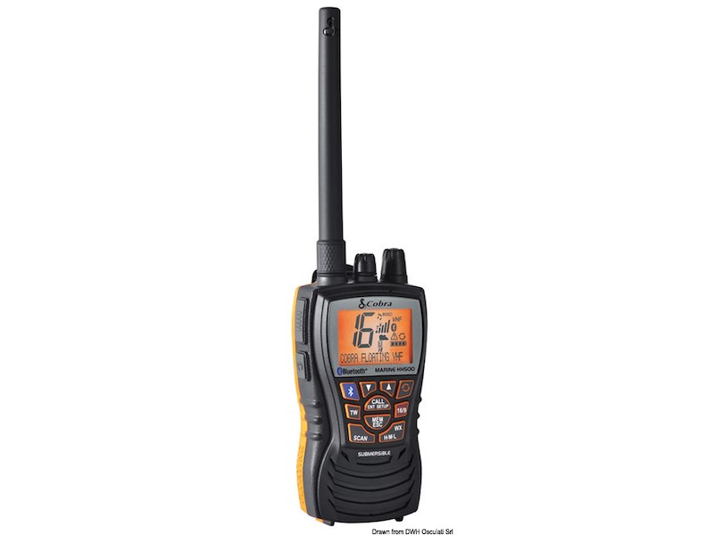 VHF galleggiante Cobra MR HH500 con bluetooth 