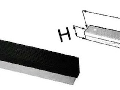 Appoggio laterale con staffa 500 mm 