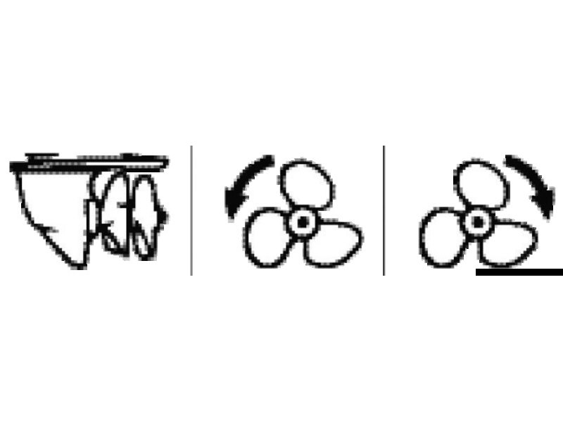 Eliche acciaio inox a 3 pale per DP 280/290 tipo C