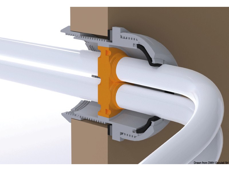 Passa paratia stagno per grandi cavi