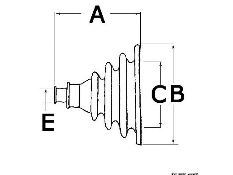 Soffietto passacavo apribile