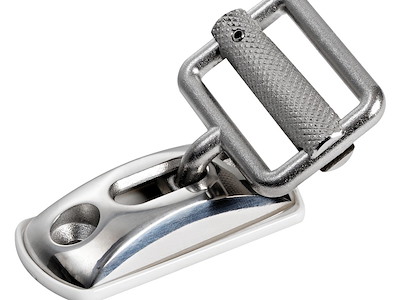 Piastrina/fibbia inox per nastri 30 mm 