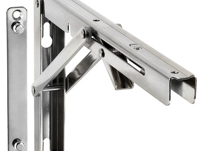 Bracci inox pieghevoli e sfilabili per tavoli 